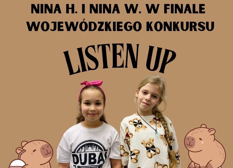 Finalistki w konkursie “Listen Up”